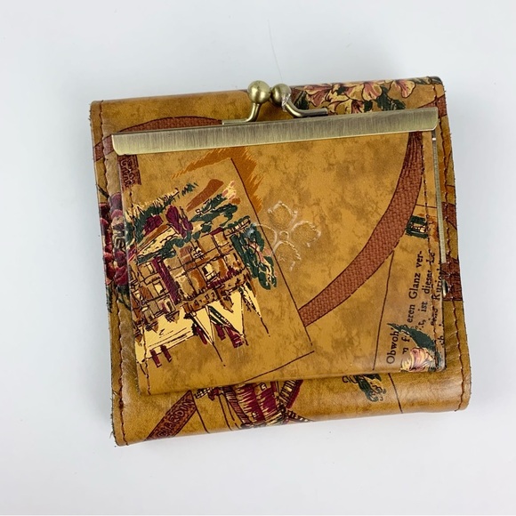 Patricia Nash My European Trip Reiti Wallet Bifold Kiss Lock - Picture 5 of 6